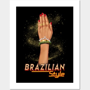 Brazilian, Fashion, Nail Polish, Woman, Gift Posters and Art